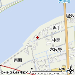 徳島県鳴門市大津町矢倉浜手2周辺の地図