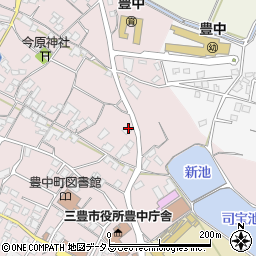香川県三豊市豊中町本山甲283周辺の地図