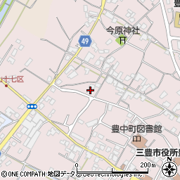 香川県三豊市豊中町本山甲546周辺の地図