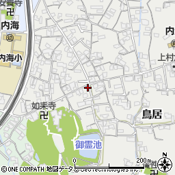 和歌山県海南市鳥居303周辺の地図