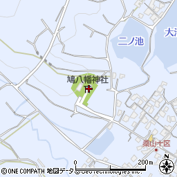 鳩八幡神社周辺の地図