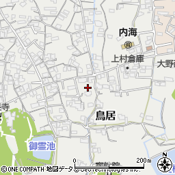 和歌山県海南市鳥居309周辺の地図