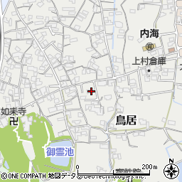 和歌山県海南市鳥居308周辺の地図