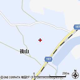 香川県仲多度郡まんのう町後山周辺の地図