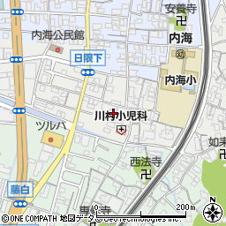 和歌山県海南市鳥居227周辺の地図