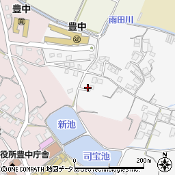 香川県三豊市豊中町上高野4136周辺の地図