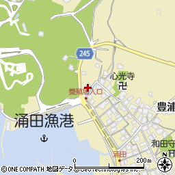 山口県下関市豊浦町大字涌田後地360周辺の地図