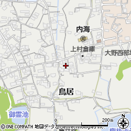和歌山県海南市鳥居497周辺の地図