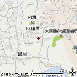 和歌山県海南市鳥居504周辺の地図