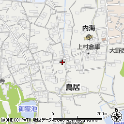 和歌山県海南市鳥居307周辺の地図