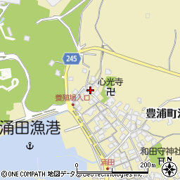 山口県下関市豊浦町大字涌田後地583周辺の地図