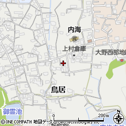 和歌山県海南市鳥居496周辺の地図
