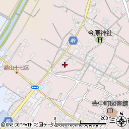 香川県三豊市豊中町本山甲551周辺の地図