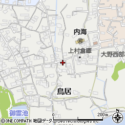 和歌山県海南市鳥居500周辺の地図