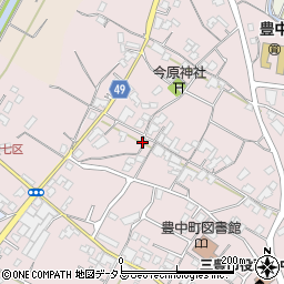 香川県三豊市豊中町本山甲542周辺の地図