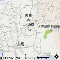 和歌山県海南市鳥居495周辺の地図
