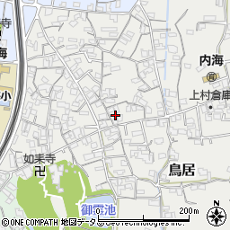 和歌山県海南市鳥居122周辺の地図