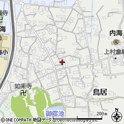 和歌山県海南市鳥居121-11周辺の地図