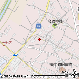 香川県三豊市豊中町本山甲539周辺の地図