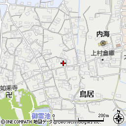 和歌山県海南市鳥居85-2周辺の地図