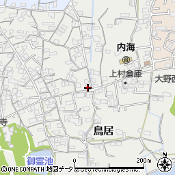 和歌山県海南市鳥居83周辺の地図