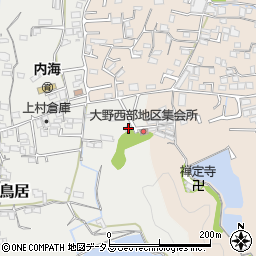 和歌山県海南市鳥居517-2周辺の地図