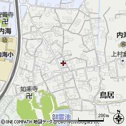 和歌山県海南市鳥居132周辺の地図