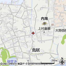 和歌山県海南市鳥居82周辺の地図