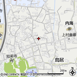 和歌山県海南市鳥居121周辺の地図
