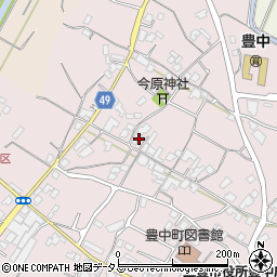 香川県三豊市豊中町本山甲386周辺の地図