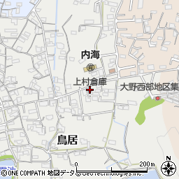 和歌山県海南市鳥居502周辺の地図