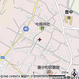 香川県三豊市豊中町本山甲377周辺の地図
