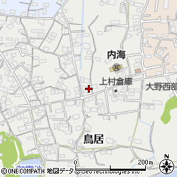 和歌山県海南市鳥居78周辺の地図