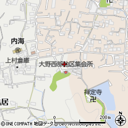 和歌山県海南市鳥居517-1周辺の地図