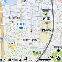 和歌山県海南市鳥居203周辺の地図