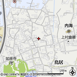 和歌山県海南市鳥居121-3周辺の地図