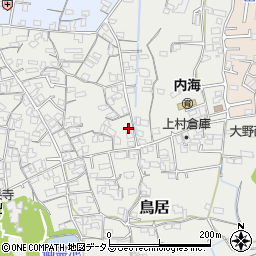 和歌山県海南市鳥居90周辺の地図