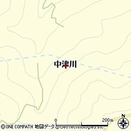 奈良県吉野郡野迫川村中津川周辺の地図