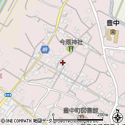 香川県三豊市豊中町本山甲384周辺の地図