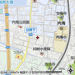 和歌山県海南市鳥居207-1周辺の地図