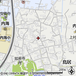 和歌山県海南市鳥居134周辺の地図