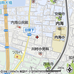 和歌山県海南市鳥居206周辺の地図
