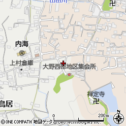 和歌山県海南市鳥居511周辺の地図