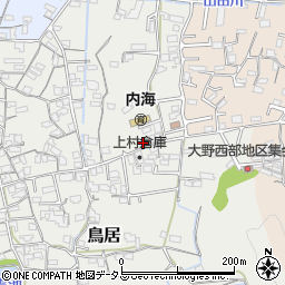 和歌山県海南市鳥居72-2周辺の地図