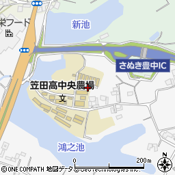 香川県三豊市豊中町上高野3538周辺の地図