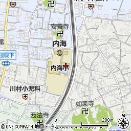 和歌山県海南市鳥居183周辺の地図