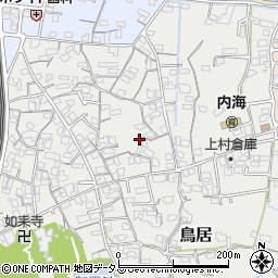 和歌山県海南市鳥居88周辺の地図