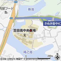 香川県三豊市豊中町上高野3527周辺の地図