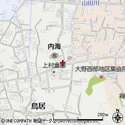 和歌山県海南市鳥居71周辺の地図