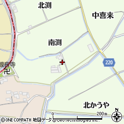 徳島県板野郡松茂町中喜来南渕周辺の地図